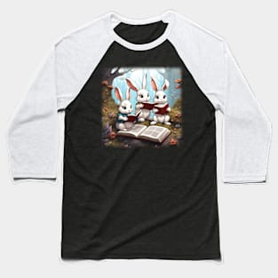 Reading bunnies Baseball T-Shirt